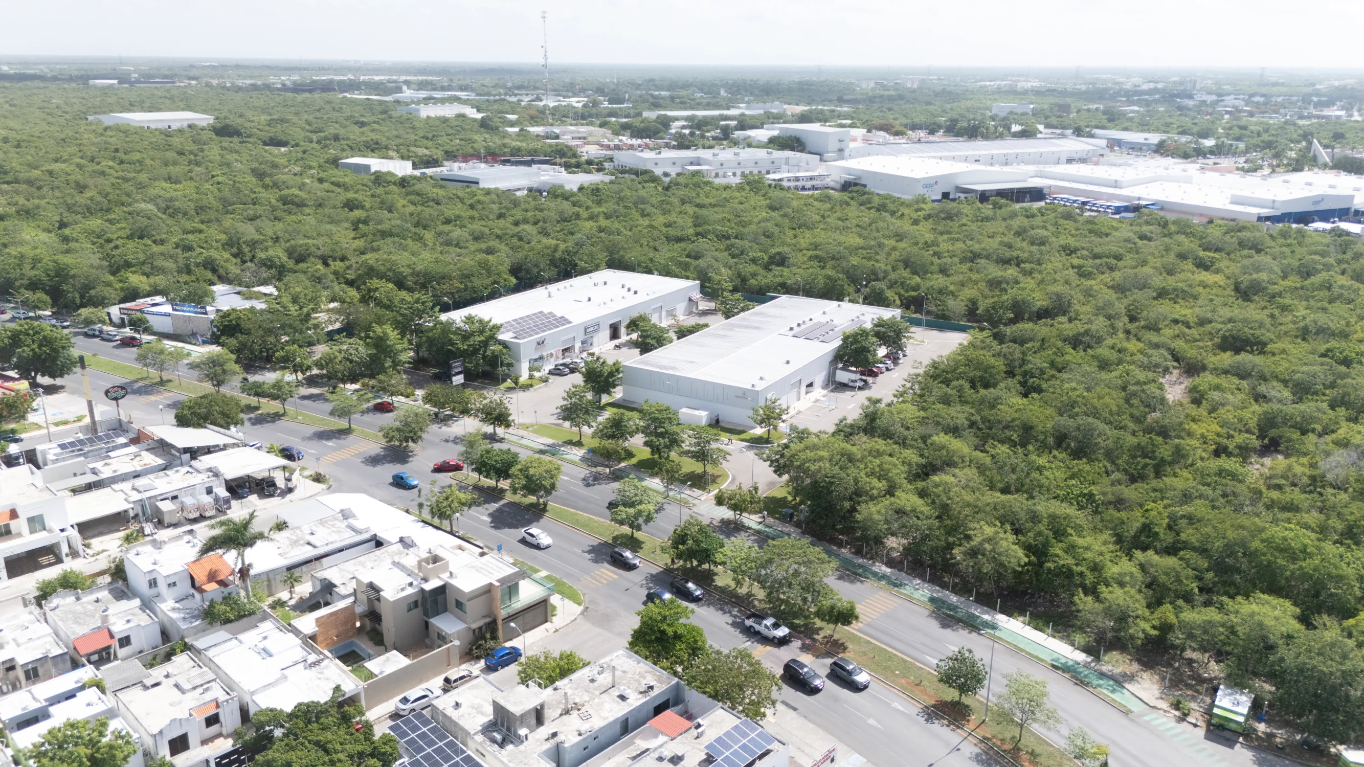 Nexa Las Américas — vista aérea del complejo en el fraccionamiento